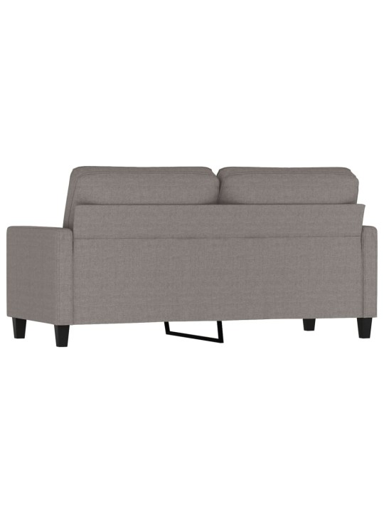 Divvietīgs dīvāns, pelēkbrūns audums, 140 cm