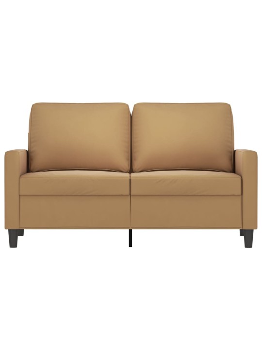 Divvietīgs dīvāns, brūns, 120 cm, samts