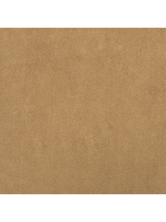 Divvietīgs dīvāns, brūns, 140 cm, samts
