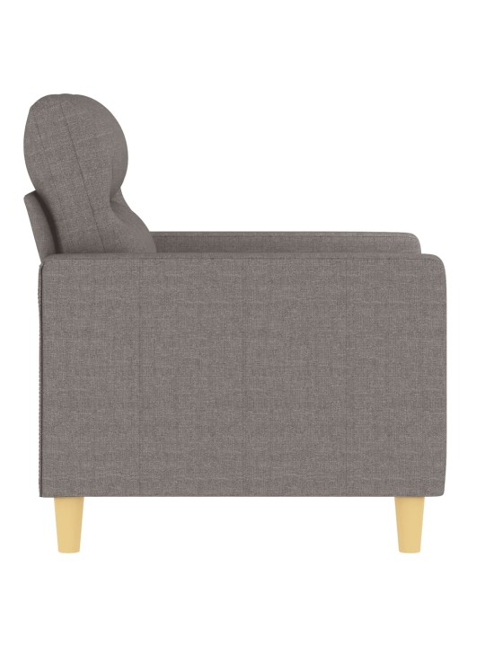 Atpūtas krēsls, pelēkbrūns, 60 cm, audums