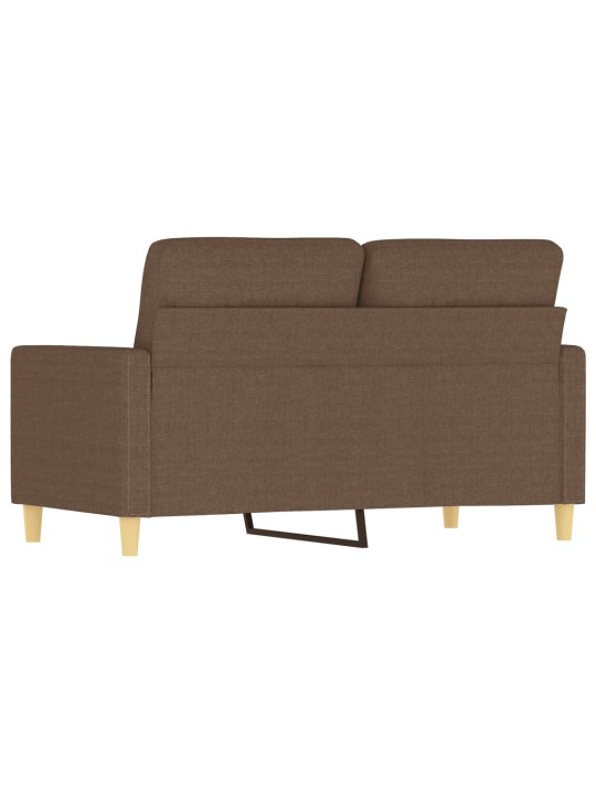 Divvietīgs dīvāns, brūns audums, 120 cm