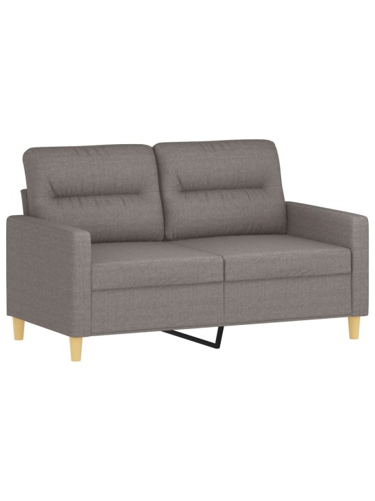 Divvietīgs dīvāns, pelēkbrūns audums, 120 cm