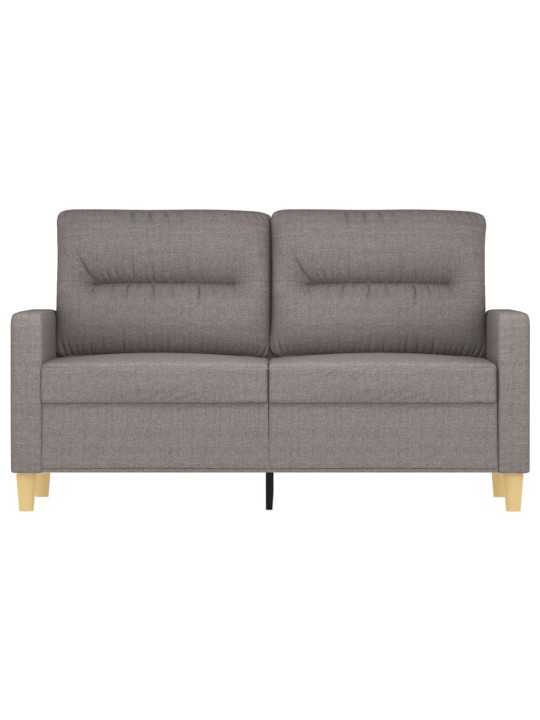 Divvietīgs dīvāns, pelēkbrūns audums, 120 cm