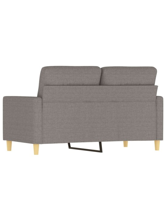 Divvietīgs dīvāns, pelēkbrūns audums, 120 cm