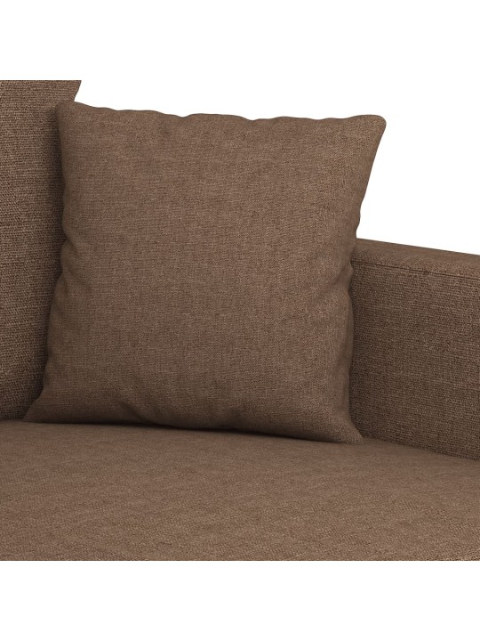 Atpūtas krēsls, 60 cm, brūns audums