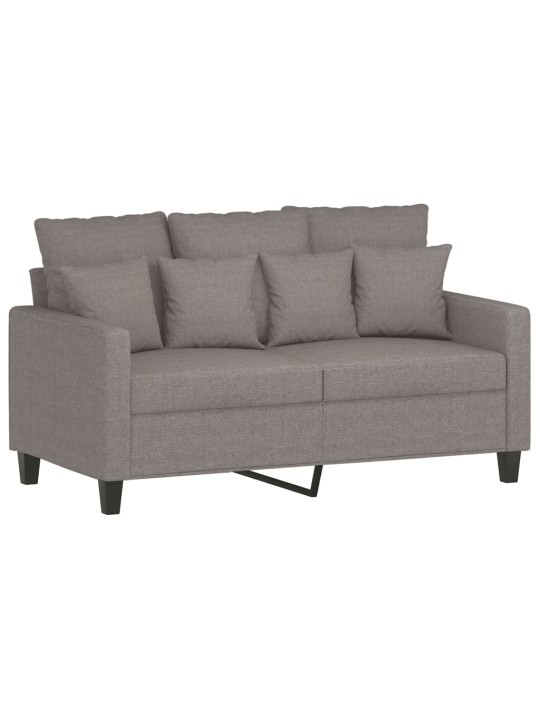 Divvietīgs dīvāns, pelēkbrūns audums, 120 cm