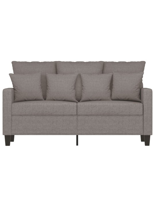 Divvietīgs dīvāns, pelēkbrūns audums, 120 cm