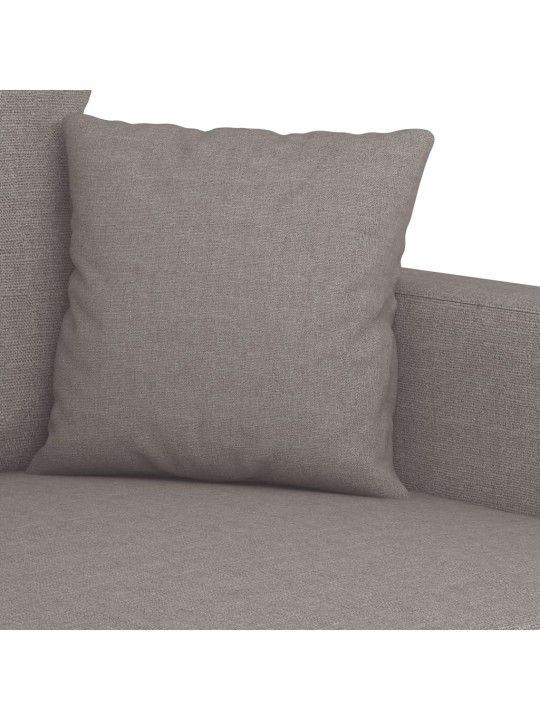 Divvietīgs dīvāns, pelēkbrūns audums, 120 cm