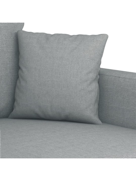Divvietīgs dīvāns, tumši pelēks audums, 140 cm
