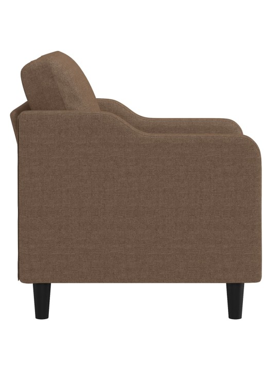 Atpūtas krēsls, 60 cm, brūns audums