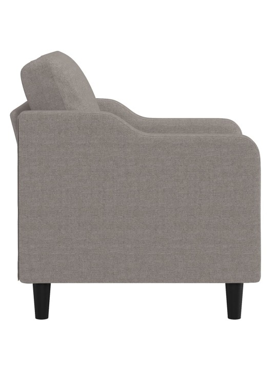 Atpūtas krēsls, pelēkbrūns, 60 cm, audums