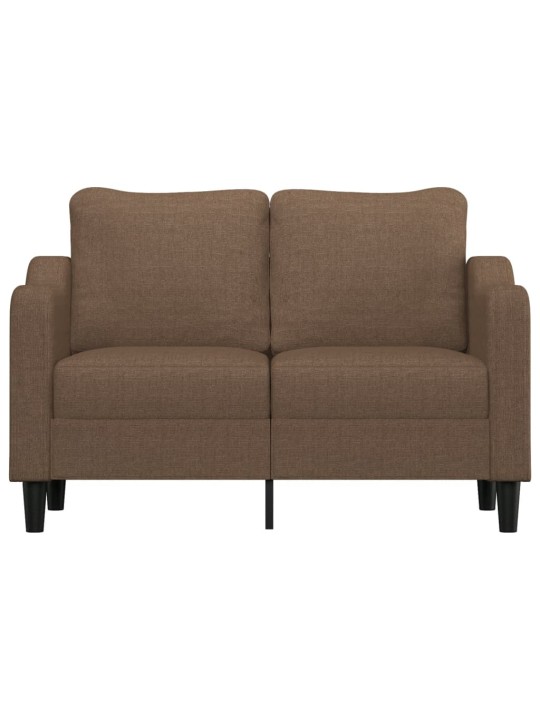 Divvietīgs dīvāns, brūns audums, 120 cm