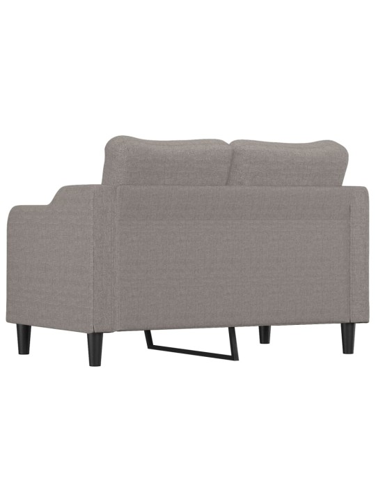 Divvietīgs dīvāns, pelēkbrūns audums, 140 cm