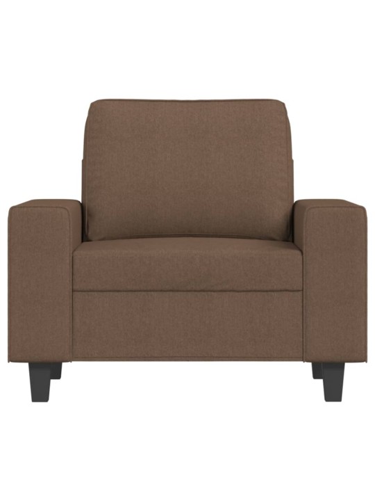 Atpūtas krēsls, 60 cm, brūns audums