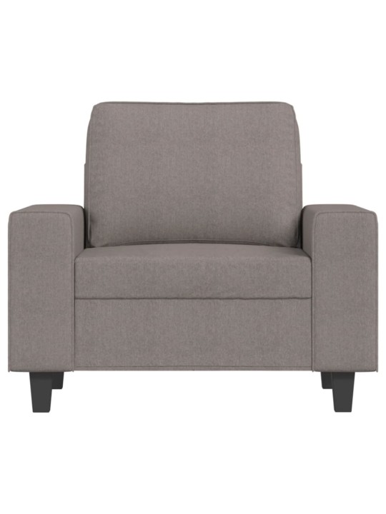 Atpūtas krēsls, pelēkbrūns, 60 cm, audums