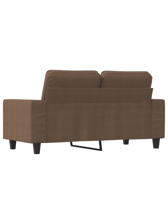 Divvietīgs dīvāns, brūns audums, 120 cm