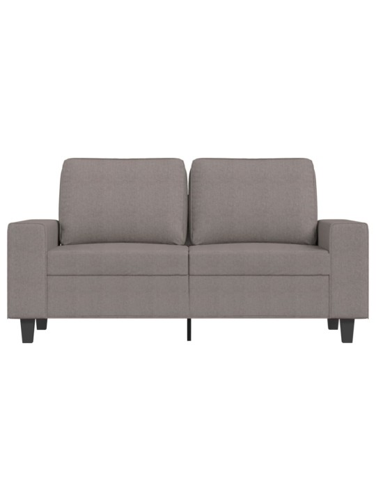Divvietīgs dīvāns, pelēkbrūns audums, 120 cm