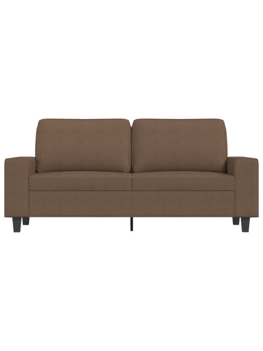Divvietīgs dīvāns, brūns audums, 140 cm