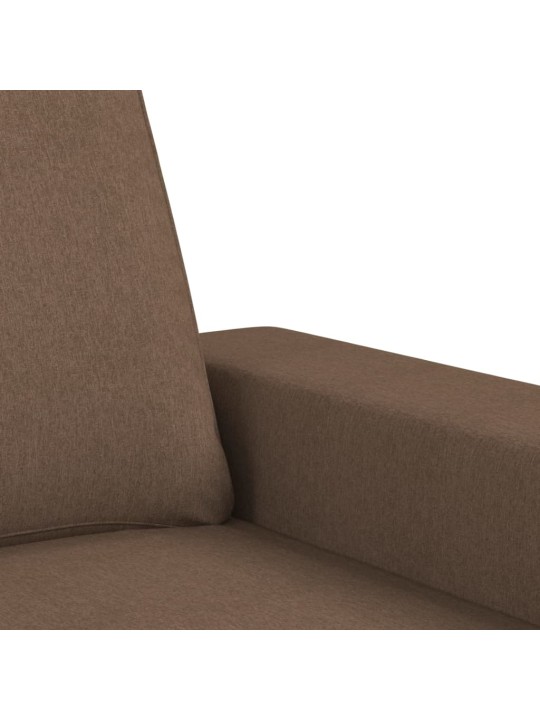 Divvietīgs dīvāns, brūns audums, 140 cm