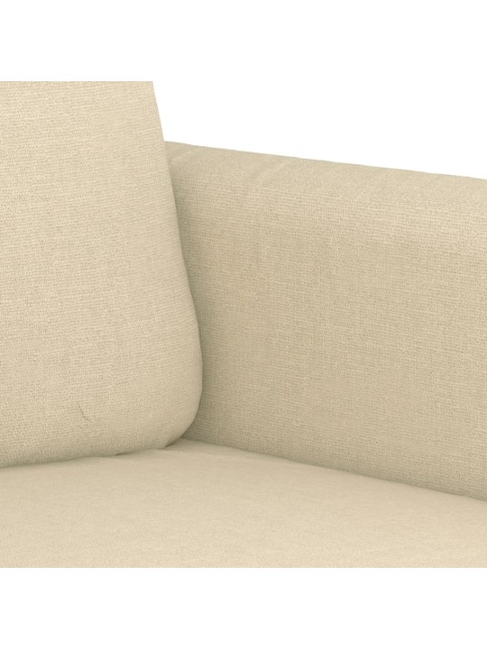Atpūtas krēsls, krēmkrāsas, 60 cm, audums