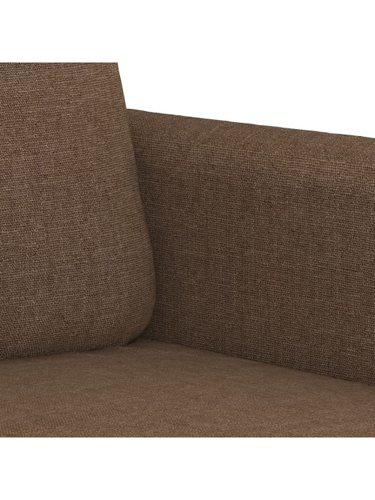 Atpūtas krēsls, 60 cm, brūns audums
