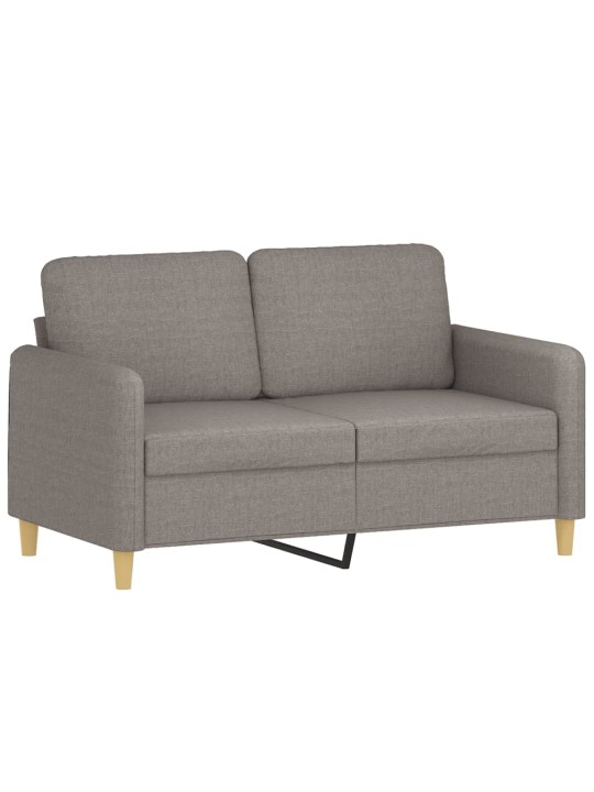Divvietīgs dīvāns, pelēkbrūns audums, 120 cm