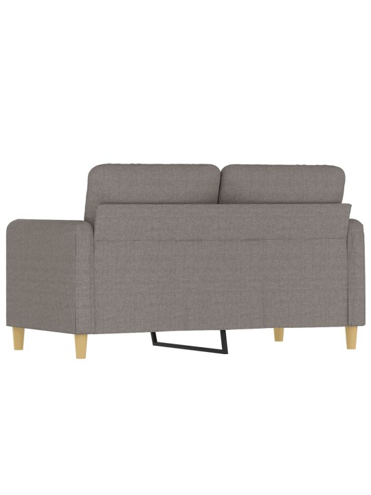 Divvietīgs dīvāns, pelēkbrūns audums, 120 cm