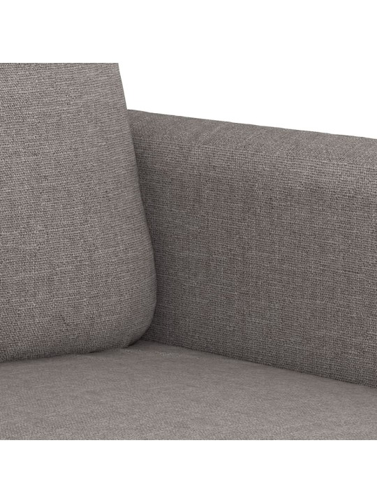 Divvietīgs dīvāns, pelēkbrūns audums, 120 cm