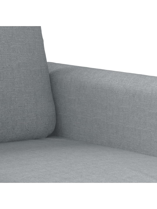 Divvietīgs dīvāns, tumši pelēks audums, 140 cm