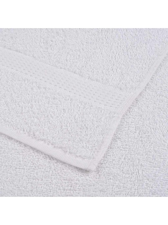 Viesu dvieļi 50 gab balti 30x50 cm 360 gsm 100% kokvilna