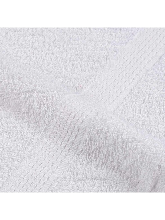 Roku dvieļi, 50 gab., balti, 50x100 cm, 360 gsm, 100% kokvilna