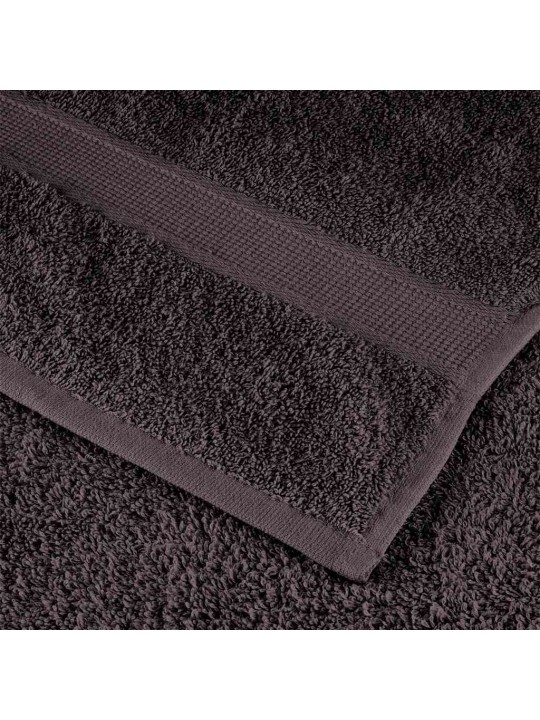 Dvieļi 4 gab. antracīts 100x200 cm 360 gsm 100% kokvilna