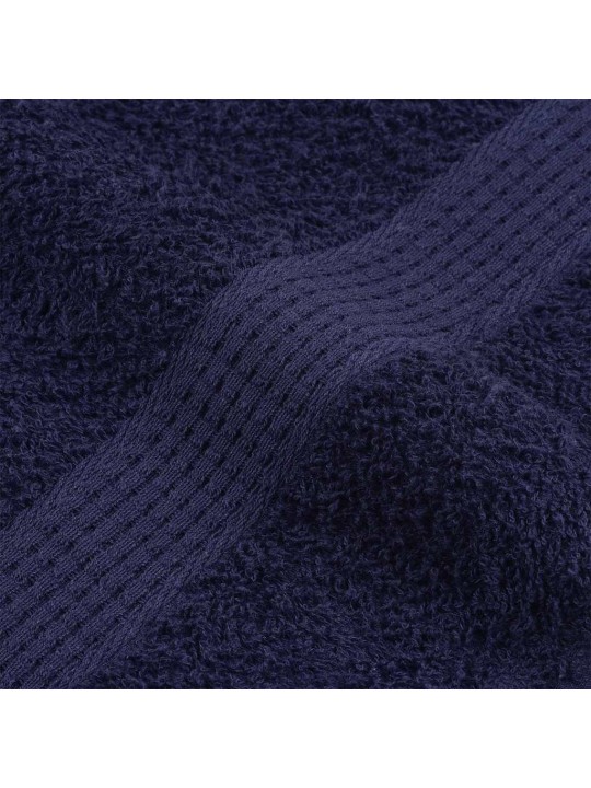 Vannas dvieļi 2 gab. tumši zili 100x150cm 360 gsm 100% kokvilna