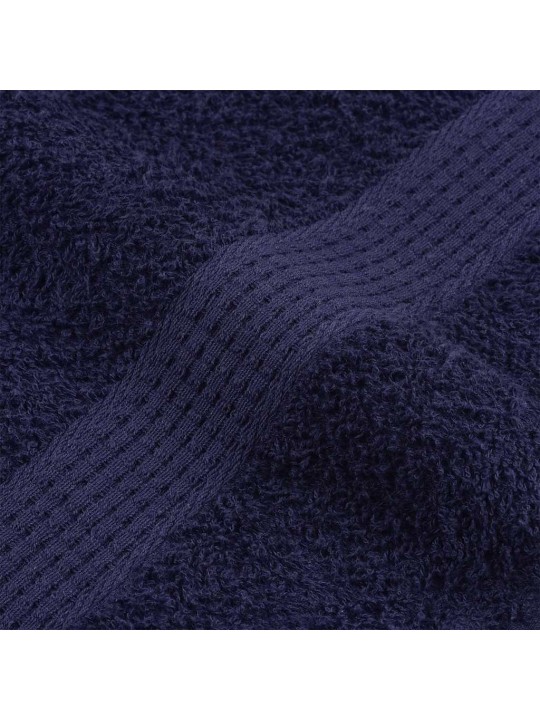 Vannas dvieļi 4 gab. tumši zili 100x150 cm 360gsm 100% kokvilna