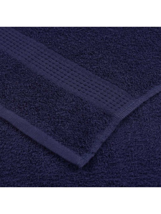 Dvieļi 2 gab. tumši zils 100x200 cm 360 gsm 100% kokvilna