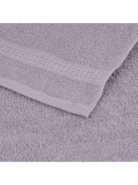 Vannas dvieļi 2 gab. pelēks 100x150 cm 360 gsm 100% kokvilna