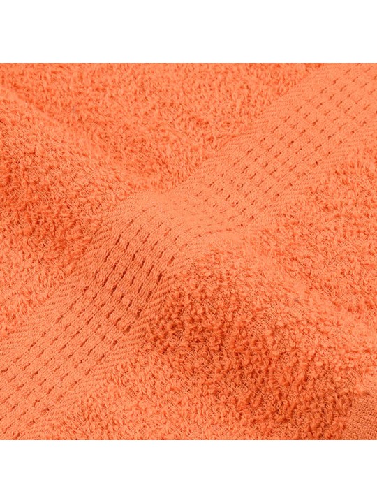 Dušas dvieļi, 10 gab., oranži, 70x140cm, 360 gsm, 100% kokvilna
