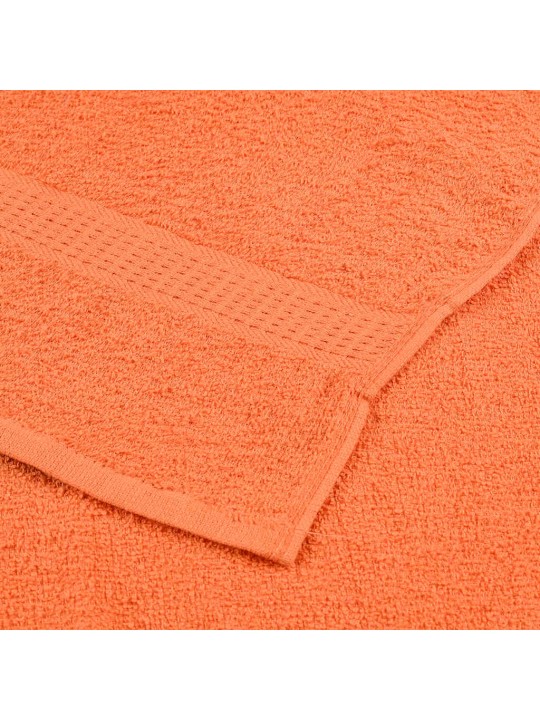 Vannas dvieļi, 10gab., oranži, 100x150cm, 360gsm, 100% kokvilna