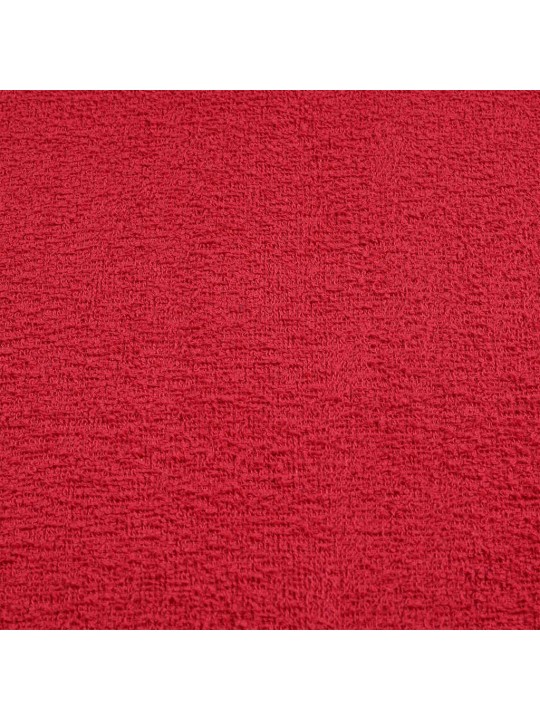 Vannas dvieļi, 10 gab., sarkani, 100x150 cm, 100% kokvilna