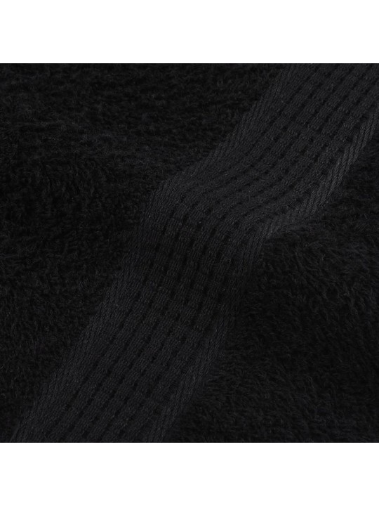 Vannas dvieļi, 2 gab., melni, 100x150cm, 360 gsm, 100% kokvilna