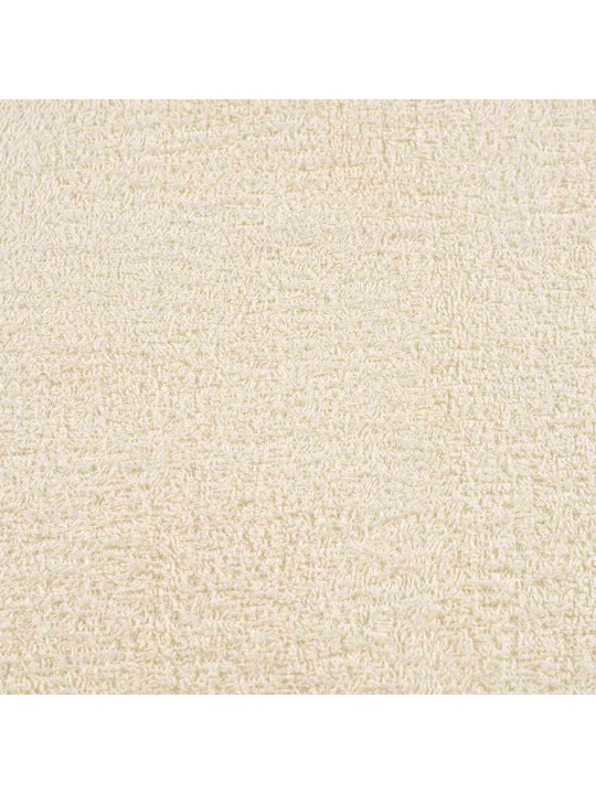 Dvieļi, 10 gab., krēmkrāsa, 100x200 cm, 360 gsm, 100% kokvilna
