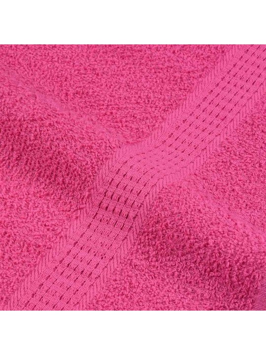 Roku dvieļi, 10 gab., rozā, 50x100 cm, 360 gsm, 100% kokvilna