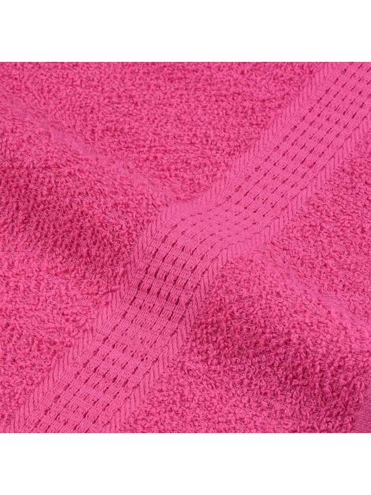 Dvieļu komplekts, 8 gab., rozā, 360 gsm, 100% kokvilna