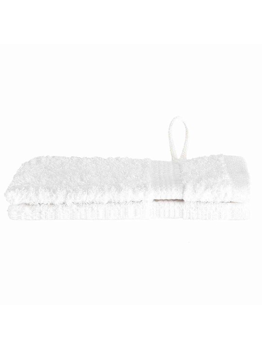 Mazgājamie dvieļi 2 pcs balts kokvilna