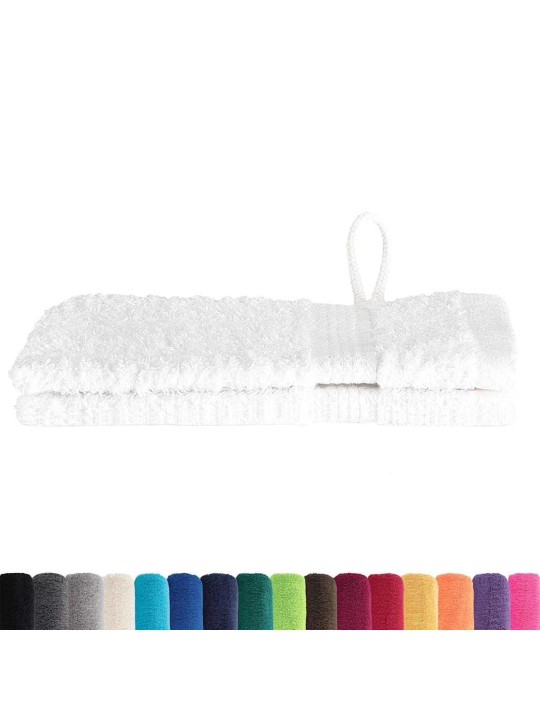 Mazgājamie dvieļi 2 pcs balts kokvilna