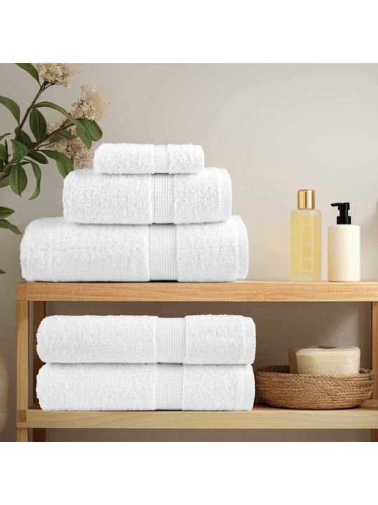 Mazgājamie dvieļi 4 pcs balts kokvilna