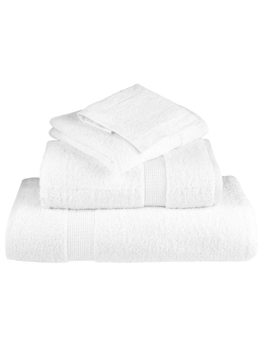 Mazgājamie dvieļi 4 pcs balts kokvilna