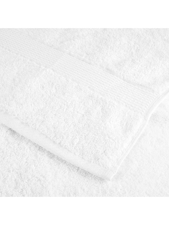 Roku dvieļi solund, 10 gab., balti, 50x100 cm, 600 gsm