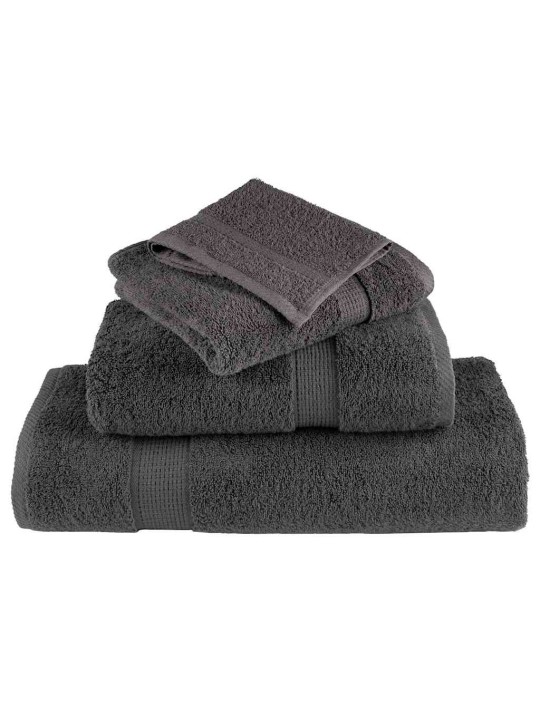 Mazgājamie dvieļi 2 pcs antracīts kokvilna