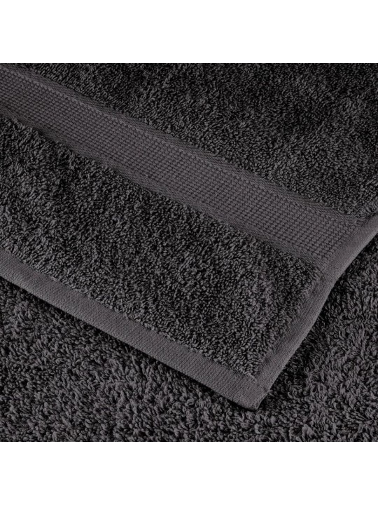 Augstākās kvalitātes dvieļi, solund, 10 gab., antracīta krāsā, 30x30 cm, 600 g/m²